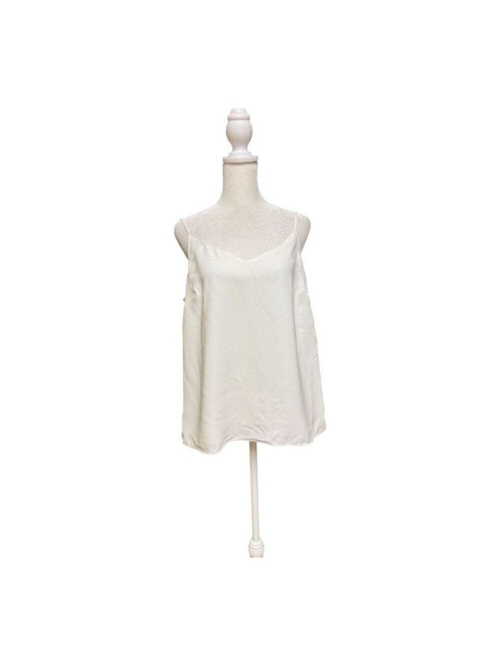 Banana Republic White Cami Tank Top Womens Medium Layering Career Basic